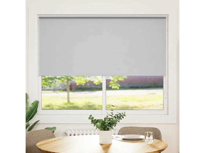  Store enrouleur occultant, store à rouleau 144,4 x 175 cm, largeur du tissu 140 cm, gris cf45431  - Conforama B