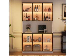 Vitrine coloris blanc <strong></strong> <strong></strong> - 120 cmx200 cm