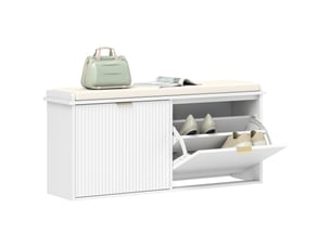 Console 2 tiroir(s)  coloris blanc <strong></strong> <strong></strong>