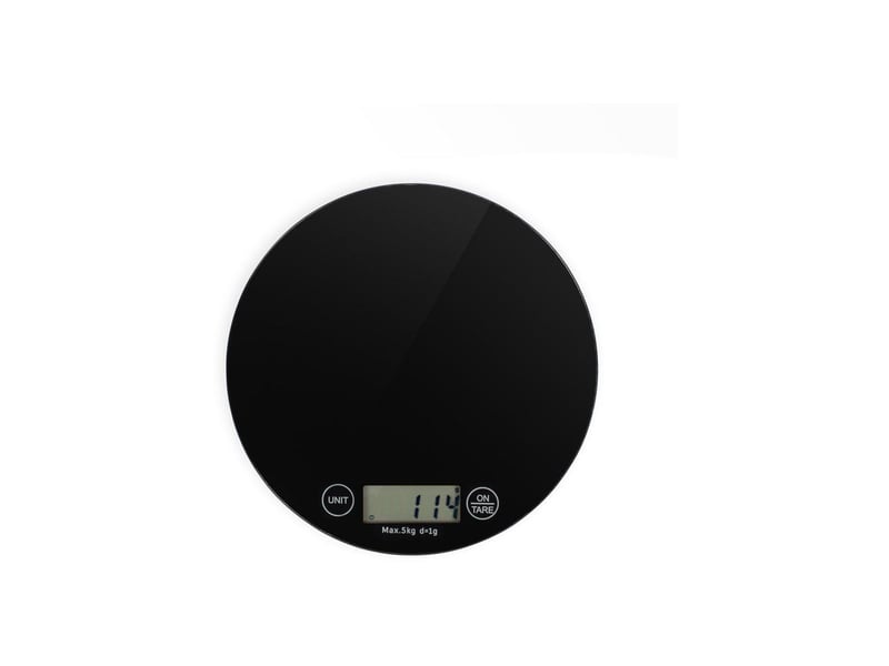  Balance de cuisine électronique dom494n verre noir 5 kg lcd tactile LIV1722552231821 - Conforama A