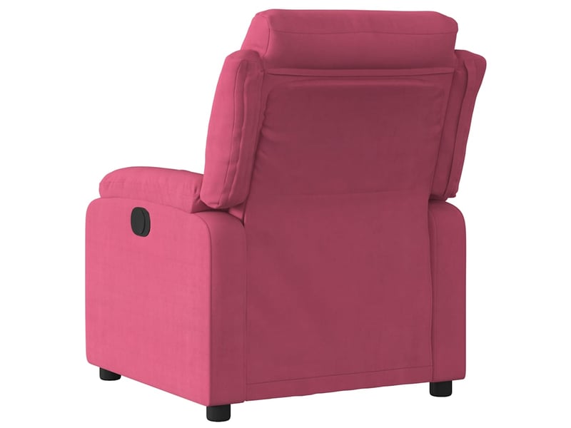  Fauteuil inclinable électrique, fauteuil relax salon rouge bordeaux velours shl7277  - Conforama E