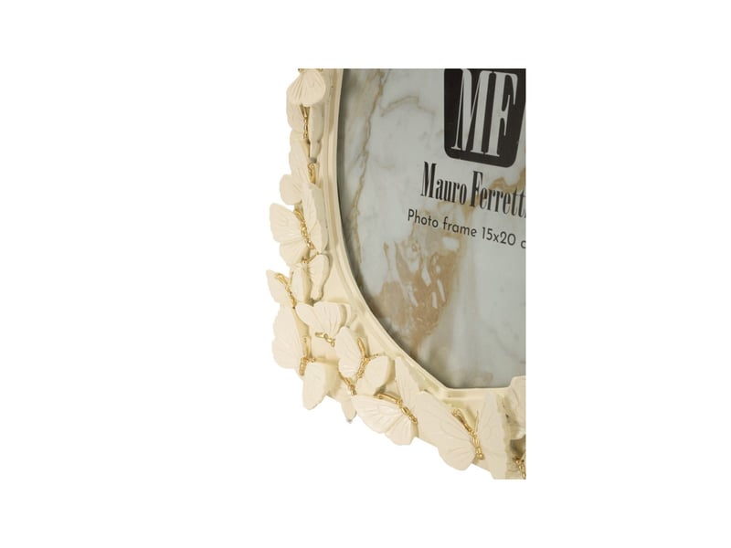  Cadre photo papillons farfalla 15x20cm crème  - Conforama D