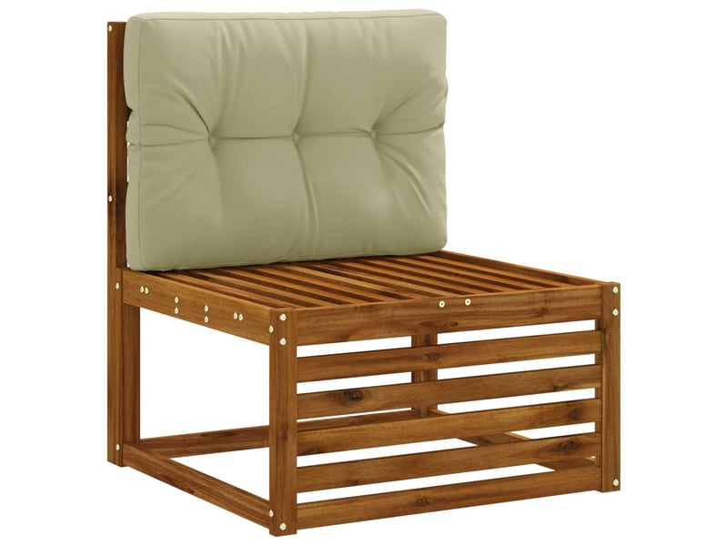 Coussin de dossier de palette, coussin de dos vianen 100 % polyester vert clair cf55188 - Conforama C