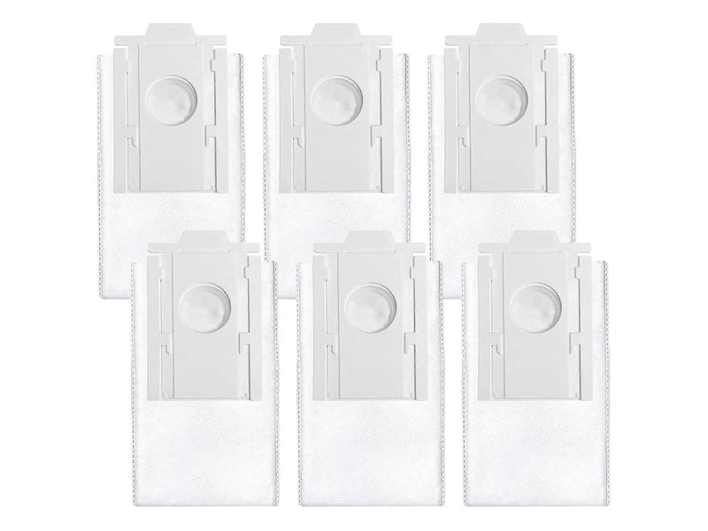  6pcs dust bags replacement for samsung vca-rdb95 jet bot+ jet bot ai+ robot vacuum clean station accessories parts  - Conforama A