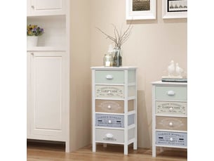 Armoire <strong></strong> <strong></strong> coloris blanc largeur 38 cm