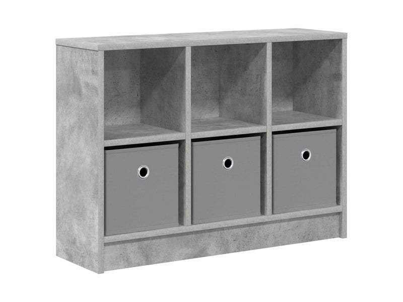  Buffet - bahut - meuble de rangement gris béton 73,5 x 22,5 x 53,5 cm  - Conforama A