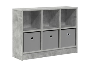 Buffet - bahut - meuble de rangement gris béton 73,5 x 22,5 x 53,5 cm
