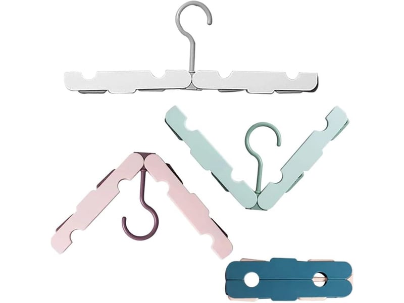  Cintres de pliables voyage 4 pièce cintres de voyage pliables cintres pliables portable cintres portatifs vêtements pour penderie cintre extensibles cintre voyage pour rangement de vêtements  - Conforama A