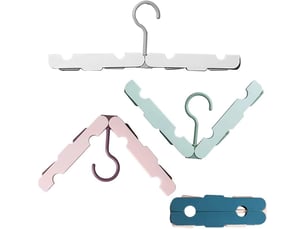 Cintres de pliables voyage 4 pièce cintres de voyage pliables cintres pliables portable cintres portatifs vêtements pour penderie cintre extensibles cintre voyage pour rangement de vêtements