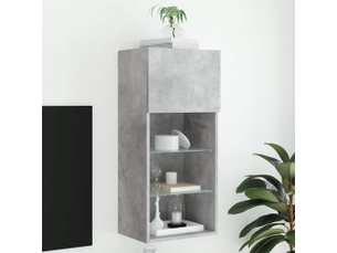 Meuble tv coloris gris 40.5 cm <strong></strong> <strong></strong>