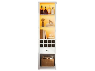 Vitrine coloris blanc  OKWISH  - 55 cmx200 cm