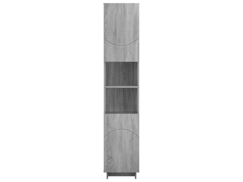 Meuble de rangement salle de bain sonoma gris 36.5x38x180 cm - Conforama D