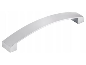 Tirador de mueble galvanisé et chromé de 128 mm u024