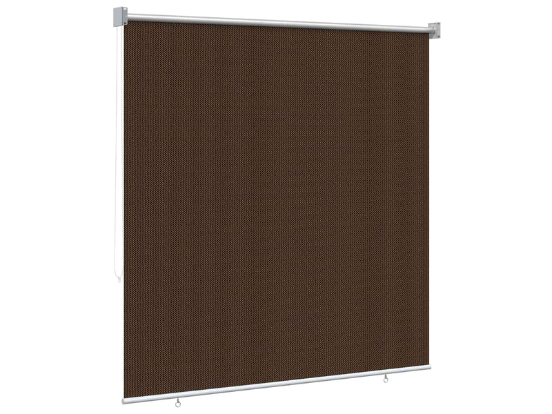 Store enrouleur extérieur, store à rouleau à 90% de blocage uv marron hdpe cf45204 - Conforama E