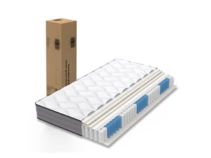 Matelas 160x200 cm <strong>VIVRYN</strong>  <strong></strong> Ressorts ensachés + mousse soutien Ferme épaisseur 20 cm