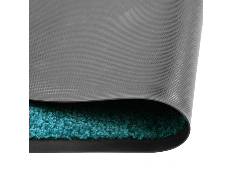  Paillasson lavable bleu cyan 40x60 cm - comfortxl 323457 - Conforama A