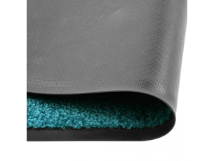 Paillasson lavable bleu cyan 40x60 cm - comfortxl