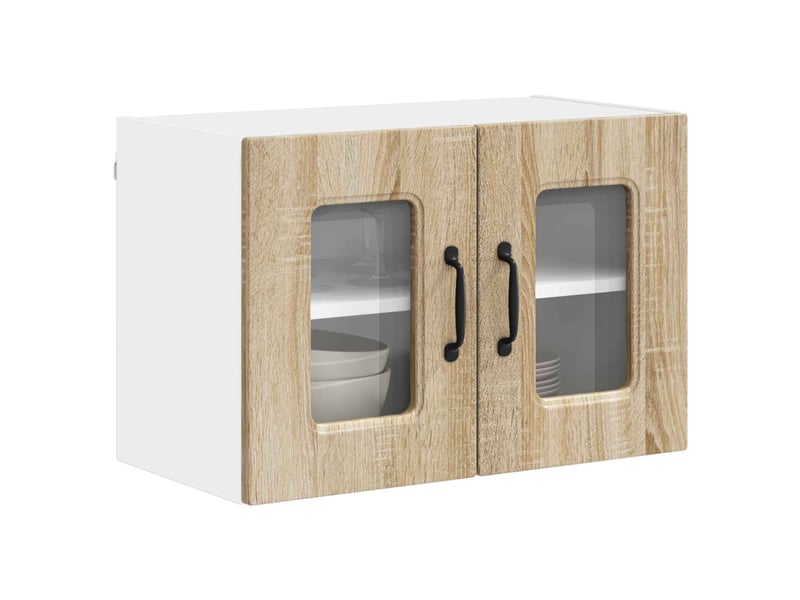  Meuble mural de cuisine | armoire de cuisine chêne sonoma 60x31x40cm shl7709  - Conforama C