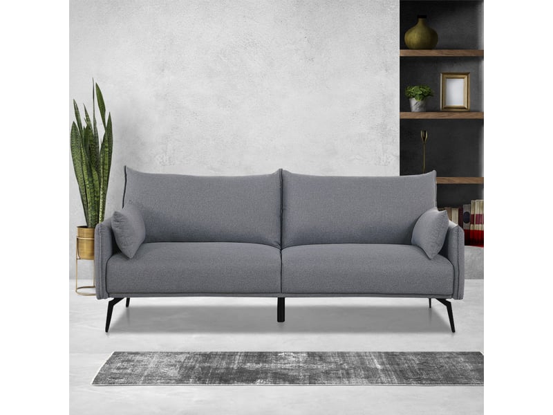 Canapé scandinave 3 places gris - ivar Ivar01 - Conforama C