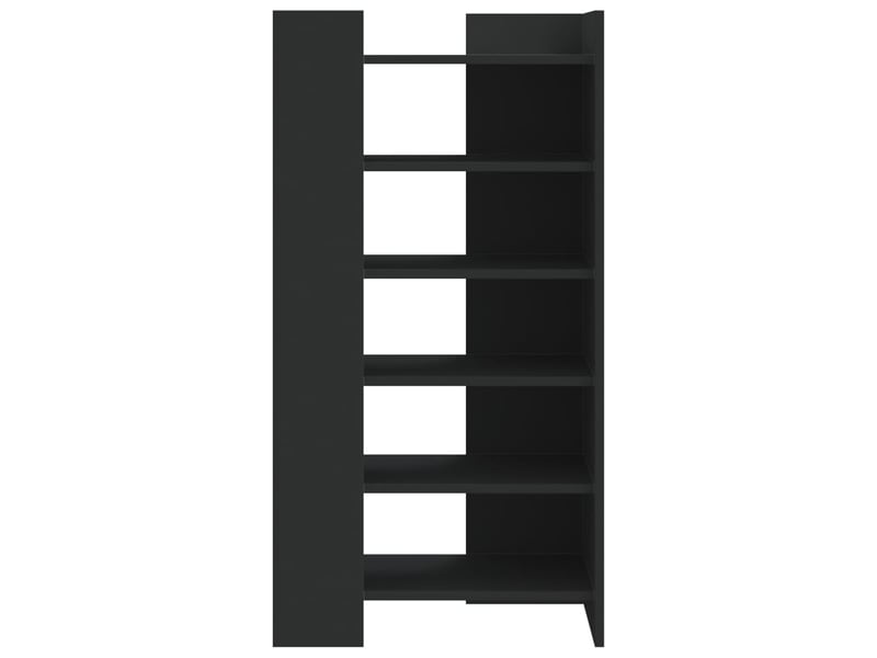  Meuble à chaussure, armoire à chaussures noir 52x37,5x100 cm bois d'ingénierie  - Conforama D