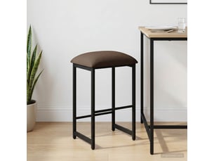 Tabouret de bar, chaise de bar taupe 40x32x74 cm bois d'ingénierie shl55249