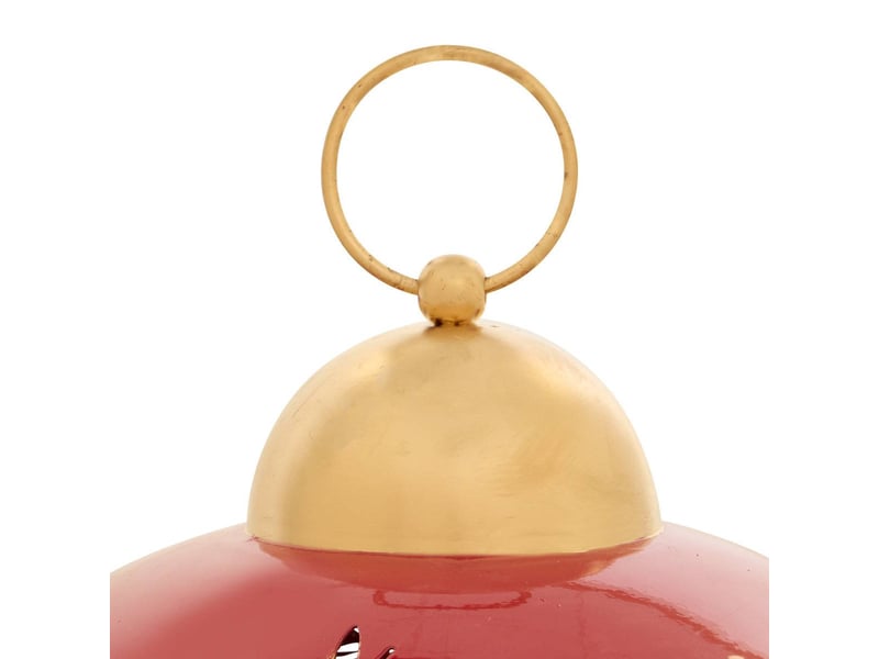  Grelot de noël en métal rouge d. 41 cm pour l'extérieur  - Conforama C