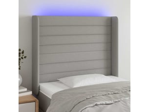 Tete de lit A poser largeur 93 cm <strong></strong> <strong></strong> argenté