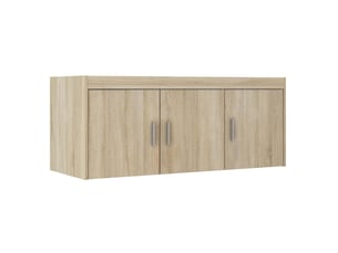Surmeuble armoire storicos 3 portes chêne sonoma 133x55x53 cm