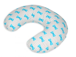 Coussin appui-tête noeuds papillons