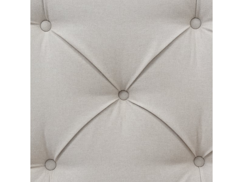  Lit enfant rembourré 90x200cm avec matelas, cadre de lit adulte avec sommier à lattes métalliques, gris clair, lit 1 personne  - Conforama R