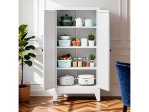 Armoire <strong>SWEIKO</strong> <strong></strong> coloris blanc largeur 60 cm