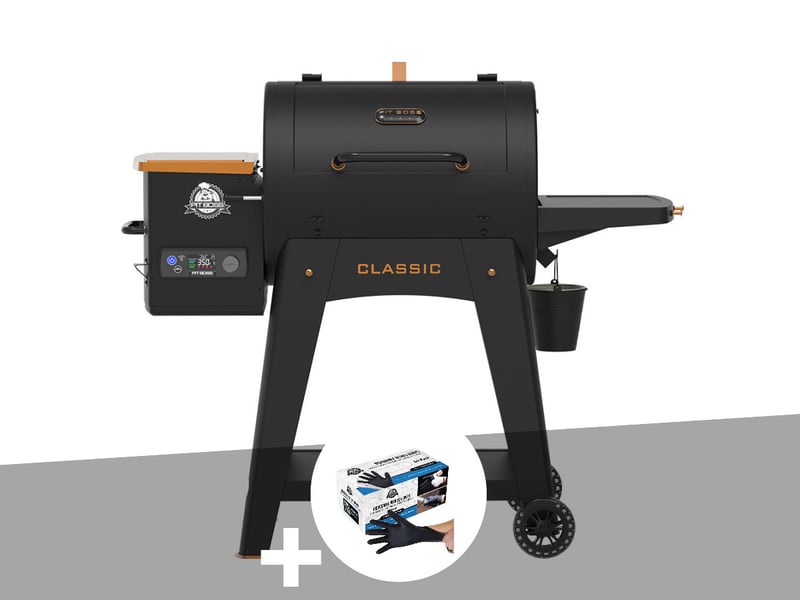 Barbecue à pellets onyx classic 700 + 50 gants alimentaire - pit boss  - Conforama A