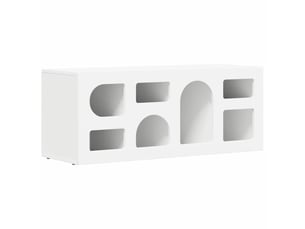 Meuble tv coloris blanc 100 cm <strong></strong>  <strong></strong>