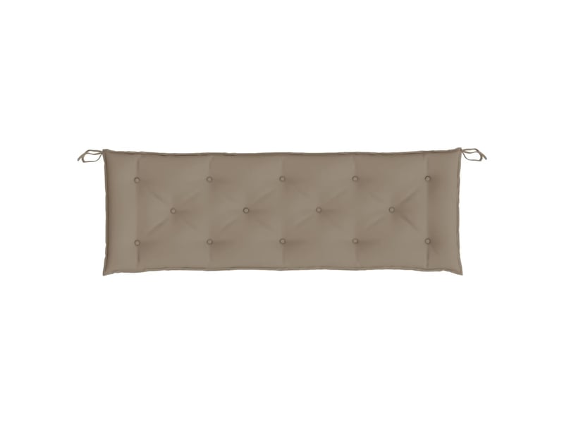  Coussin de banc de jardin, coussin d'assise taupe 150x50x7 cm tissu oxford cf52834  - Conforama D