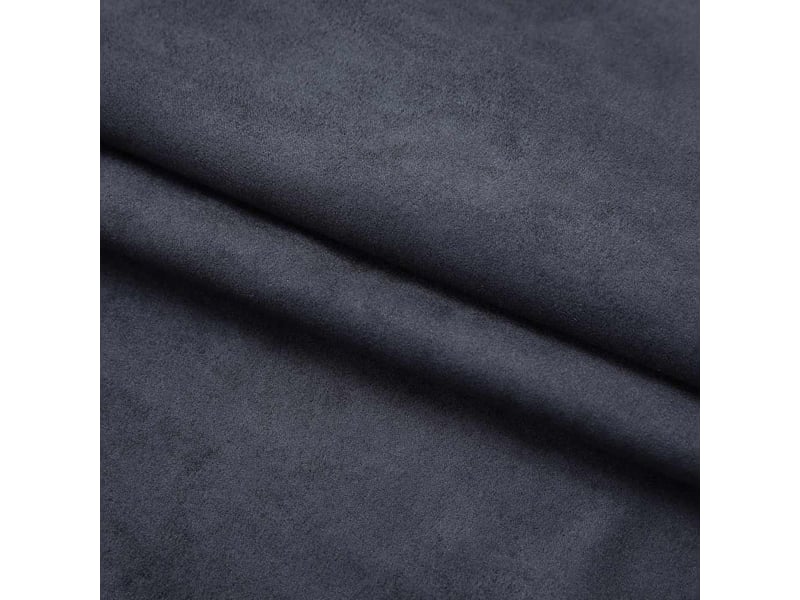 Lot de 2 rideaux occultants, rideaux black-out avec crochets anthracite 140x245 cm cf44865  - Conforama D