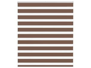 Store zèbre, store de fenêtre marron 120x100cm largeur du tissu 115,9cm polyester cf48659