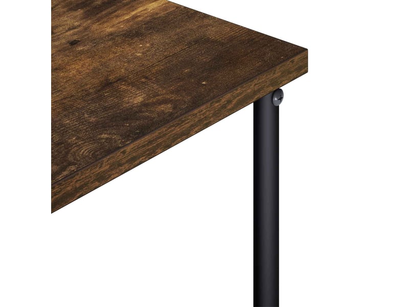  Meuble tv, table tv 100x40x50 cm chêne fumé bois d'ingénierie  - Conforama E