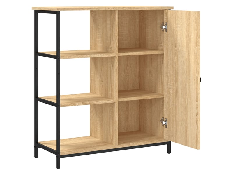  Buffet - bahut - meuble de rangement chêne sonoma 70x30x80 cm bois d'ingénierie  - Conforama E