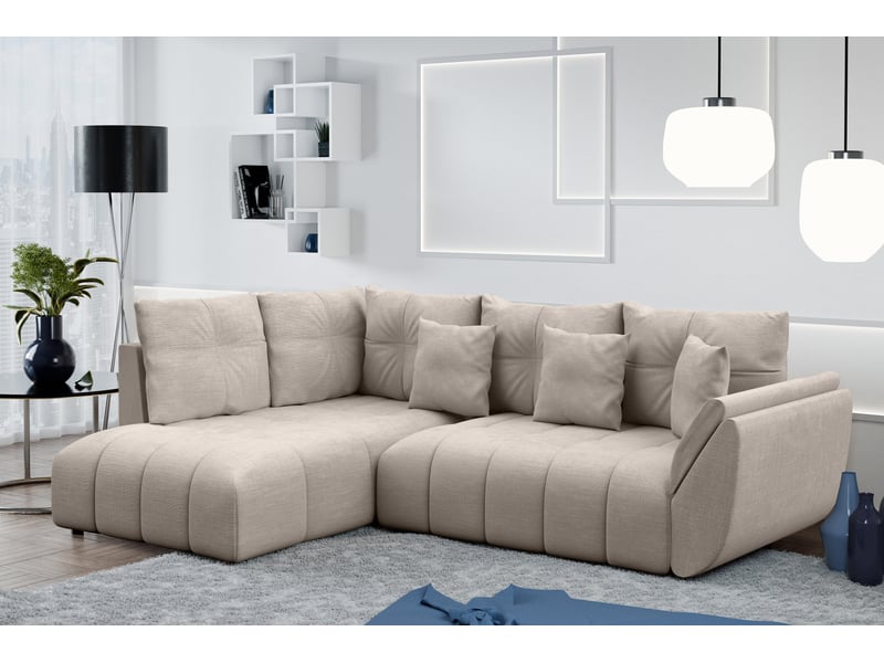 Canapé d angle convertible corleone canapé d angle marron Corleone - Conforama B