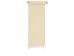 Store enrouleur, store roulant d'extérieur couleur crème 65 (l) x 140 (h) cm hdpe cf47428