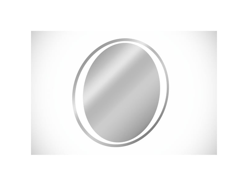  Miroir salle de bain led rond 60 cm rétroéclairage blanc design  - Conforama A