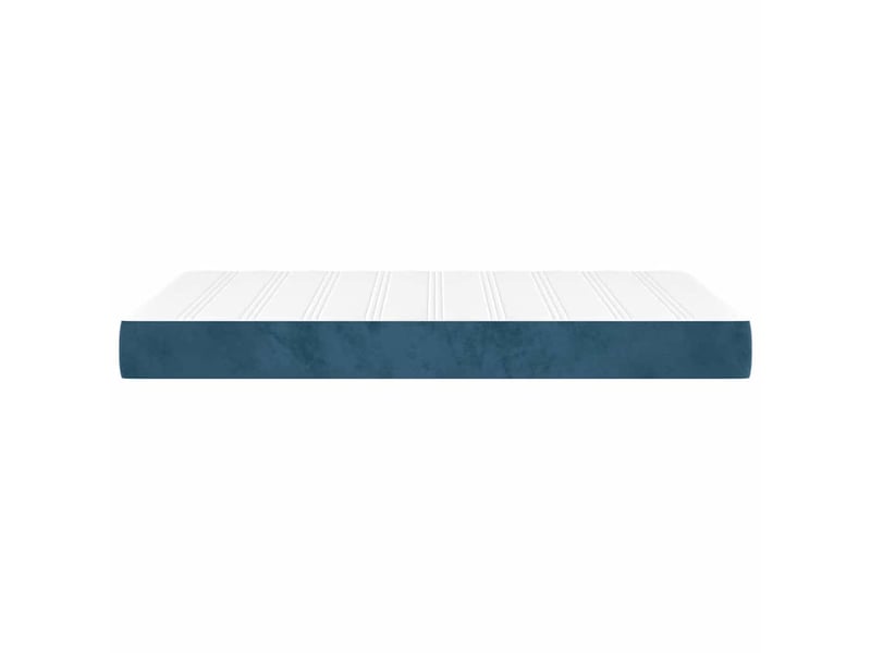 Matelas de lit à ressorts ensachés fermeté moyenne bleu foncé 120x200x20 cm - Conforama D