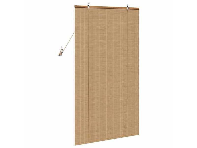 Store enrouleur - rideau enrouleur marron 80 x 160 cm bambou - Conforama E