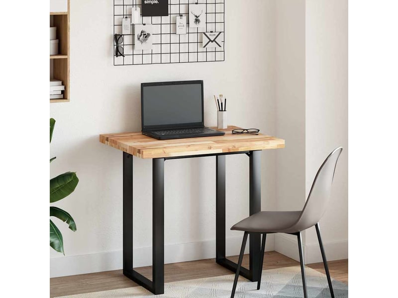 Dessus de meuble de salle de bain non traité bois d'acacia shl9898 - Conforama A
