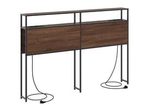 Tete de lit A poser largeur 15 cm   marron