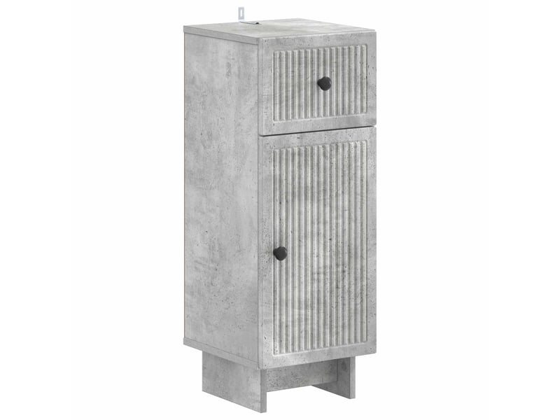 Ensemble de meuble de salle de bain 3 pièces ede gris béton cf63420 - Conforama C