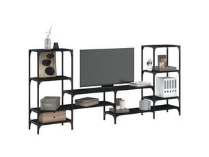 Meuble tv coloris noir 206.5 cm <strong></strong>  <strong></strong>