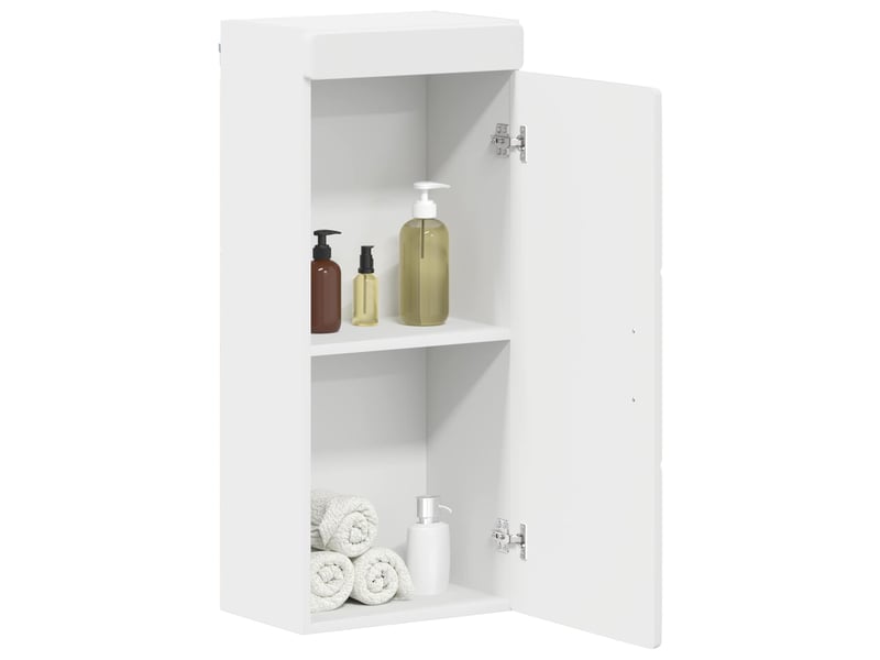 Armoire murale de salle de bain, cabinet de salle de bain tulum blanc 37 x 24,5 x 86 cm cf65199 - Conforama C