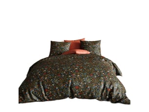 Housse de couette réversible 220x240 cm + 2 taies d'oreiller 63x63 cm percale de coton bogota