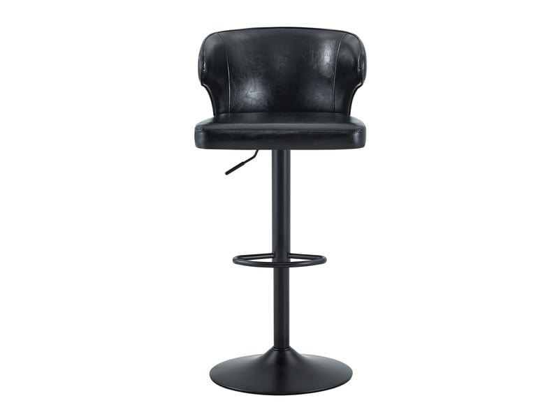 Lot de 2 tabourets de bar pivotants réglables en similicuir pu noir W3658P438273 - Conforama A